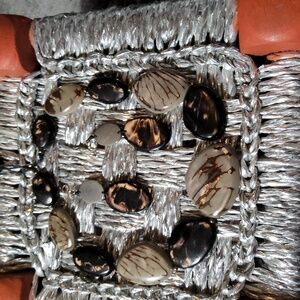 Tagua Nut Necklace and Earrings Set